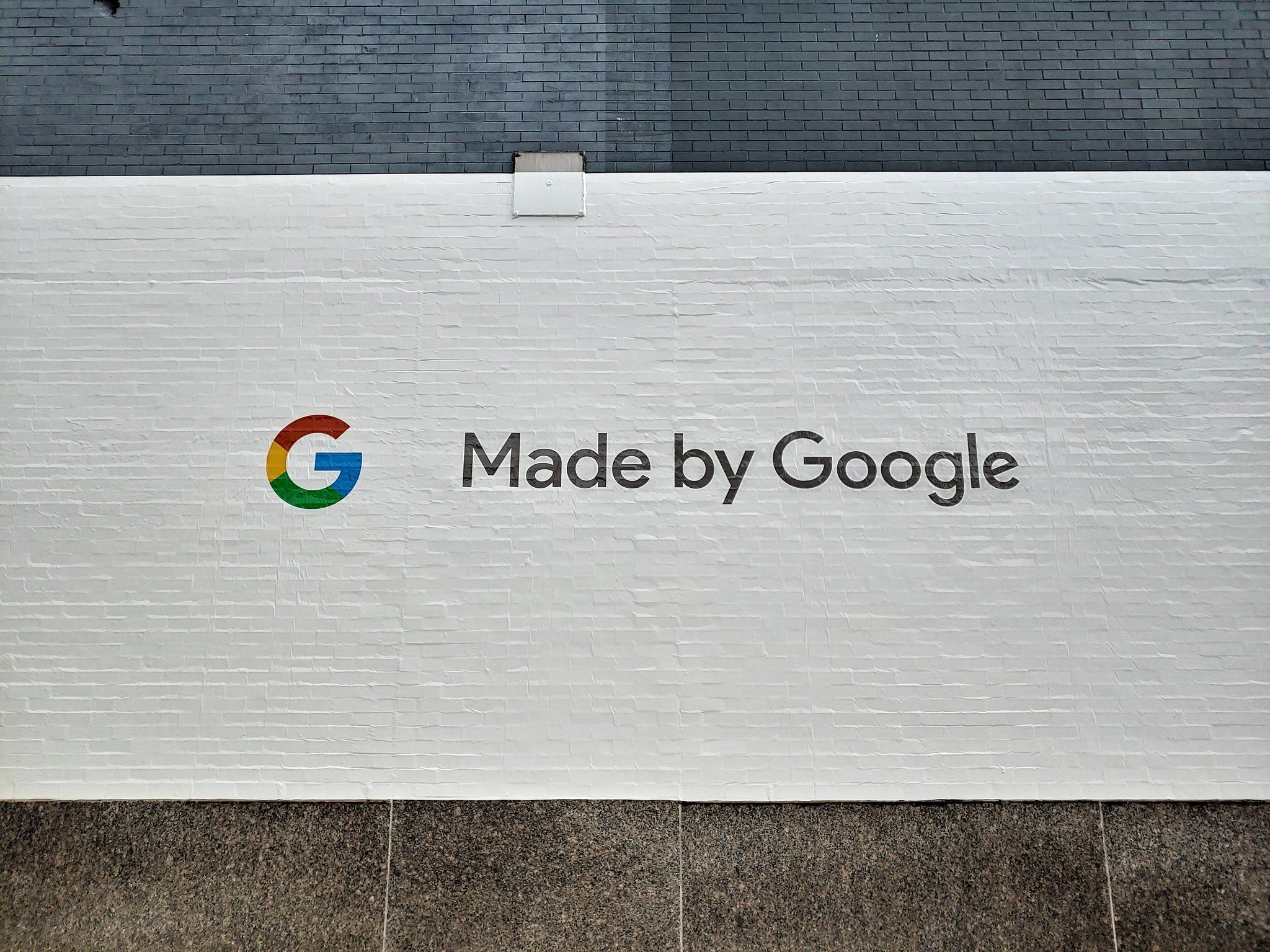 Made by Google sign at CES 2018