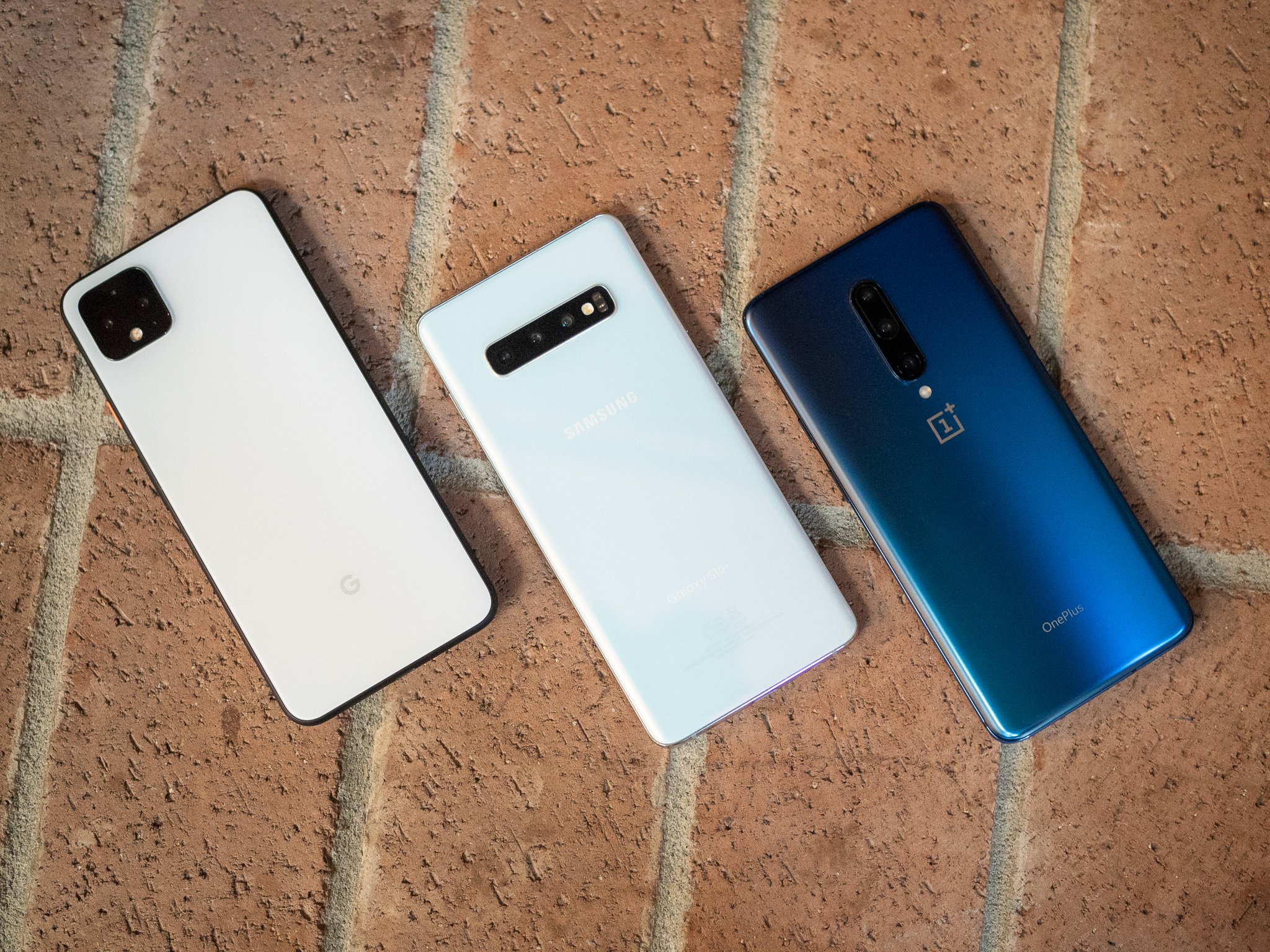 Google Pixel 4 XL, Galaxy S10+ and OnePlus 7 Pro
