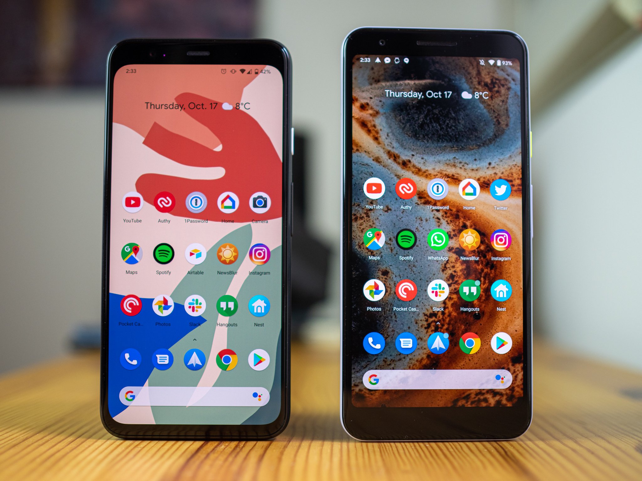 Pixel 4 and Pixel 3a