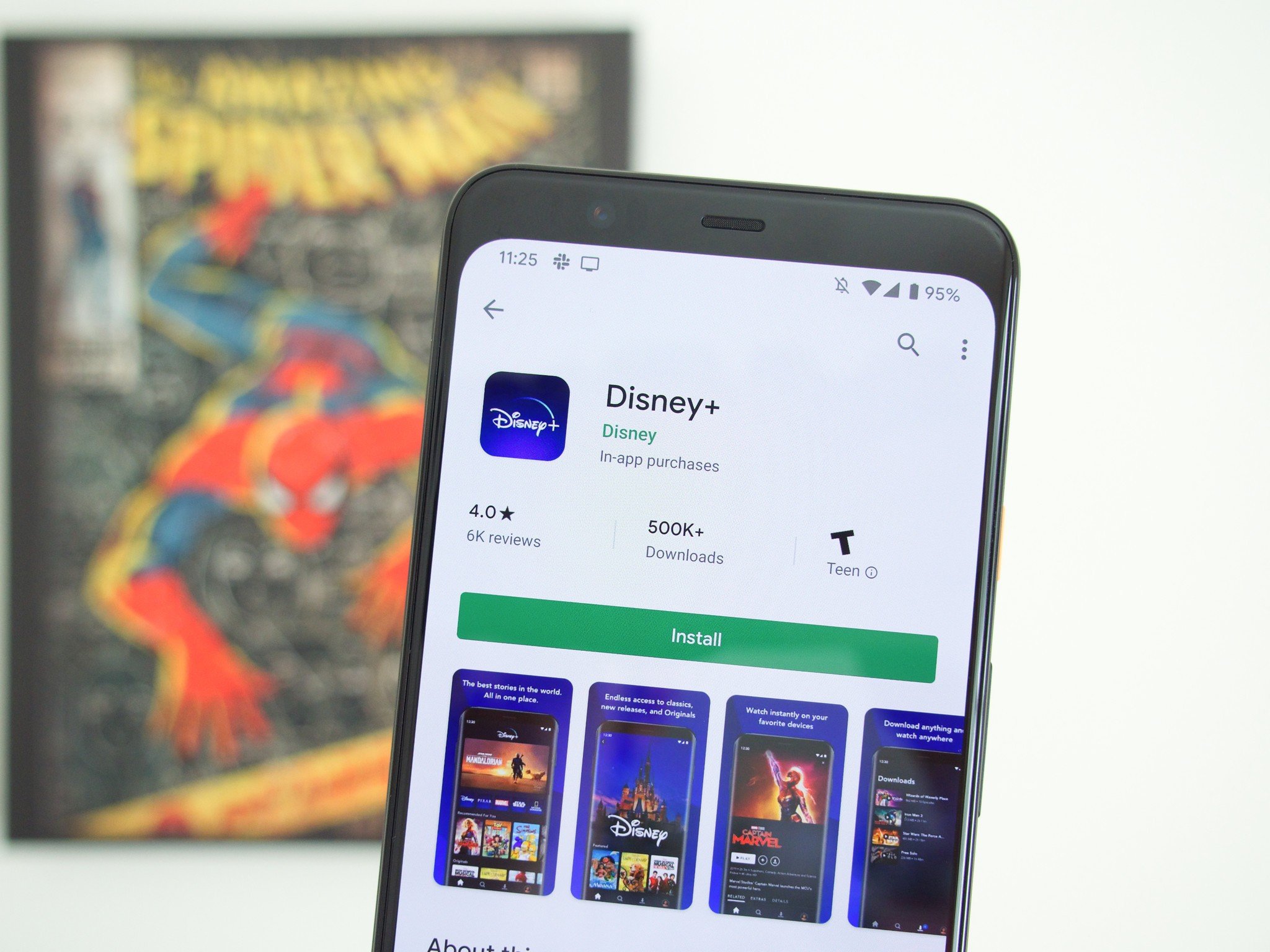 Приложение Disney + в магазине Google Play