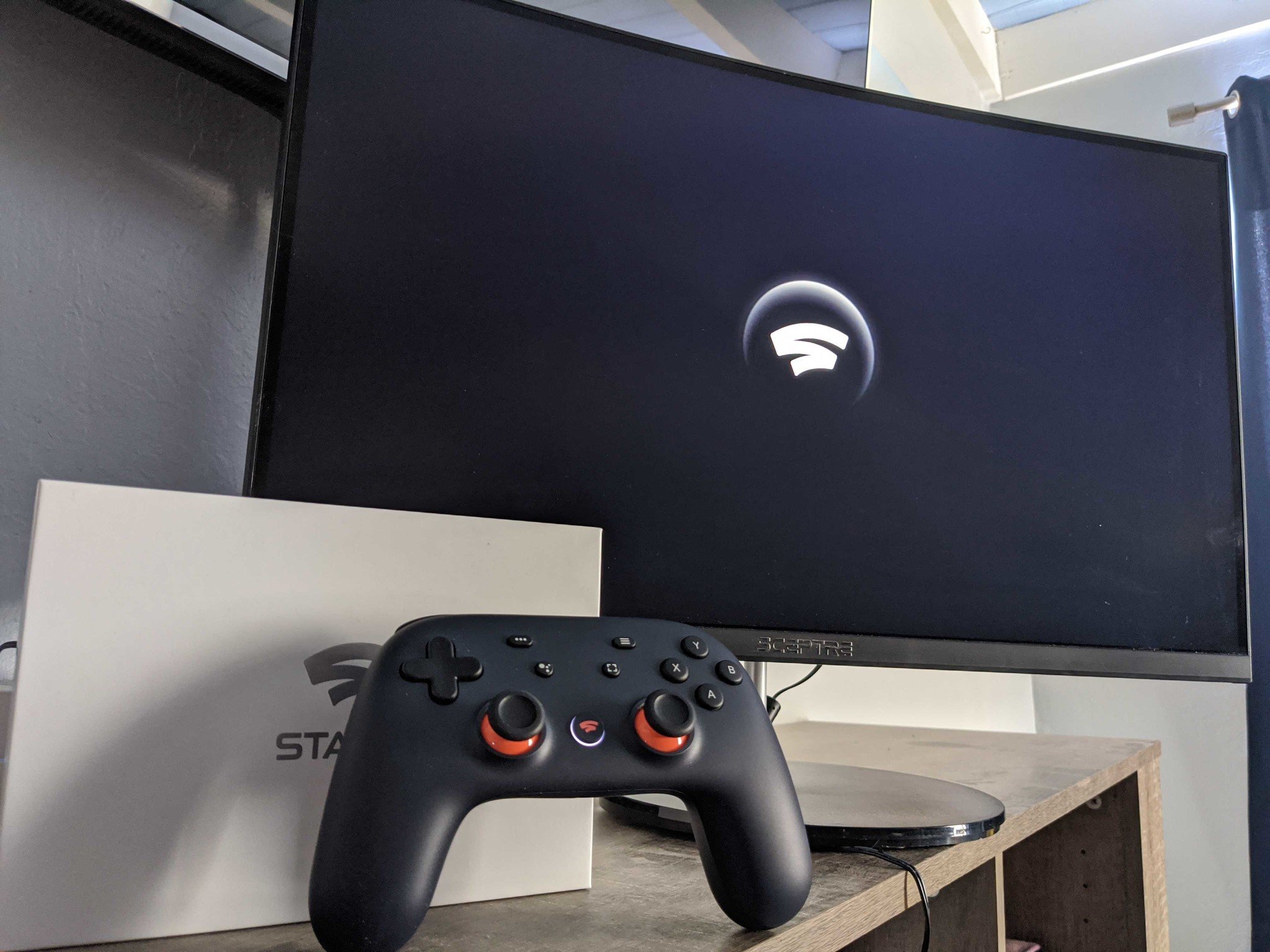 Stadia on a Monitor