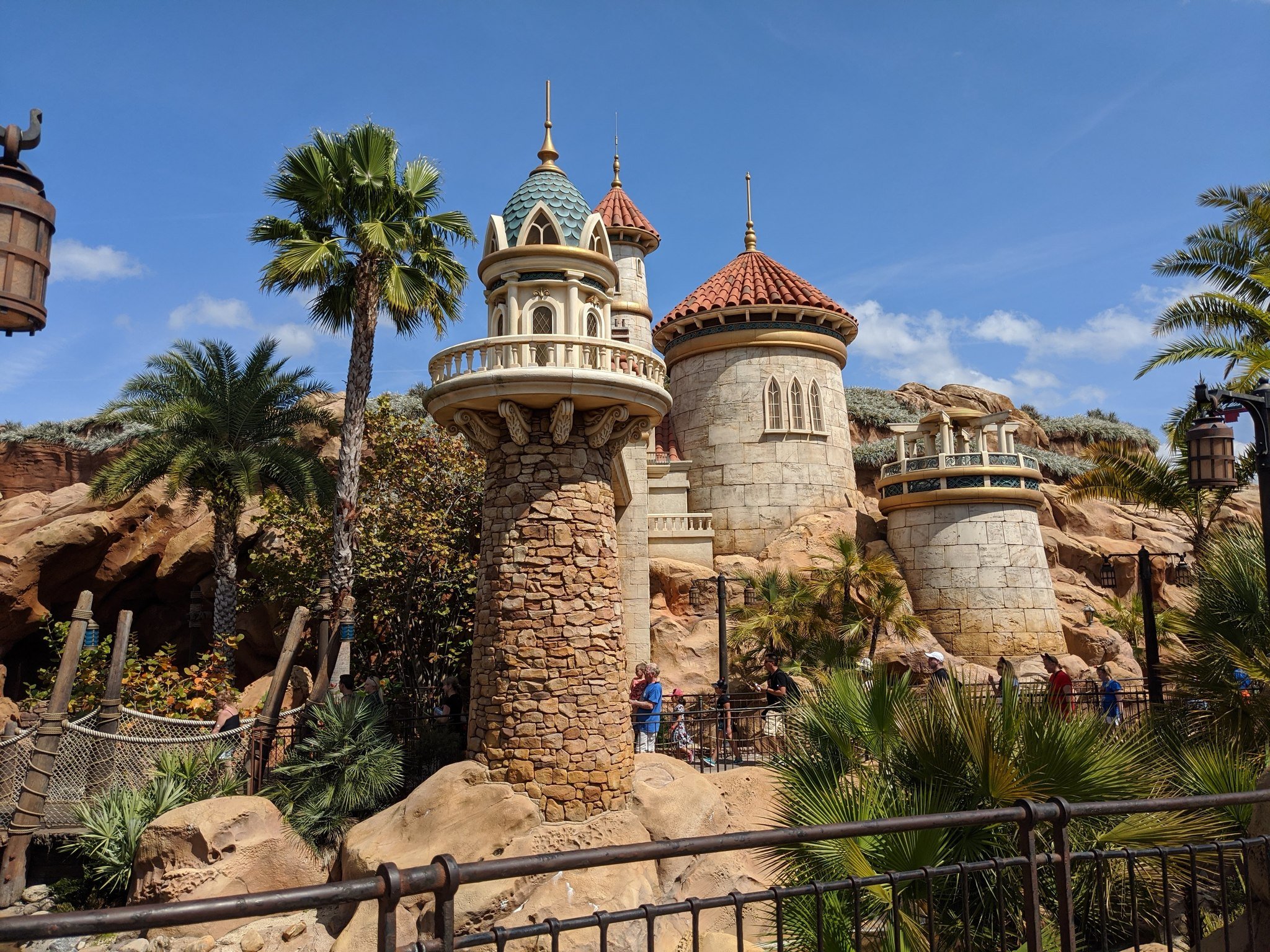 Prince Eric's Castle on the Pixel 4