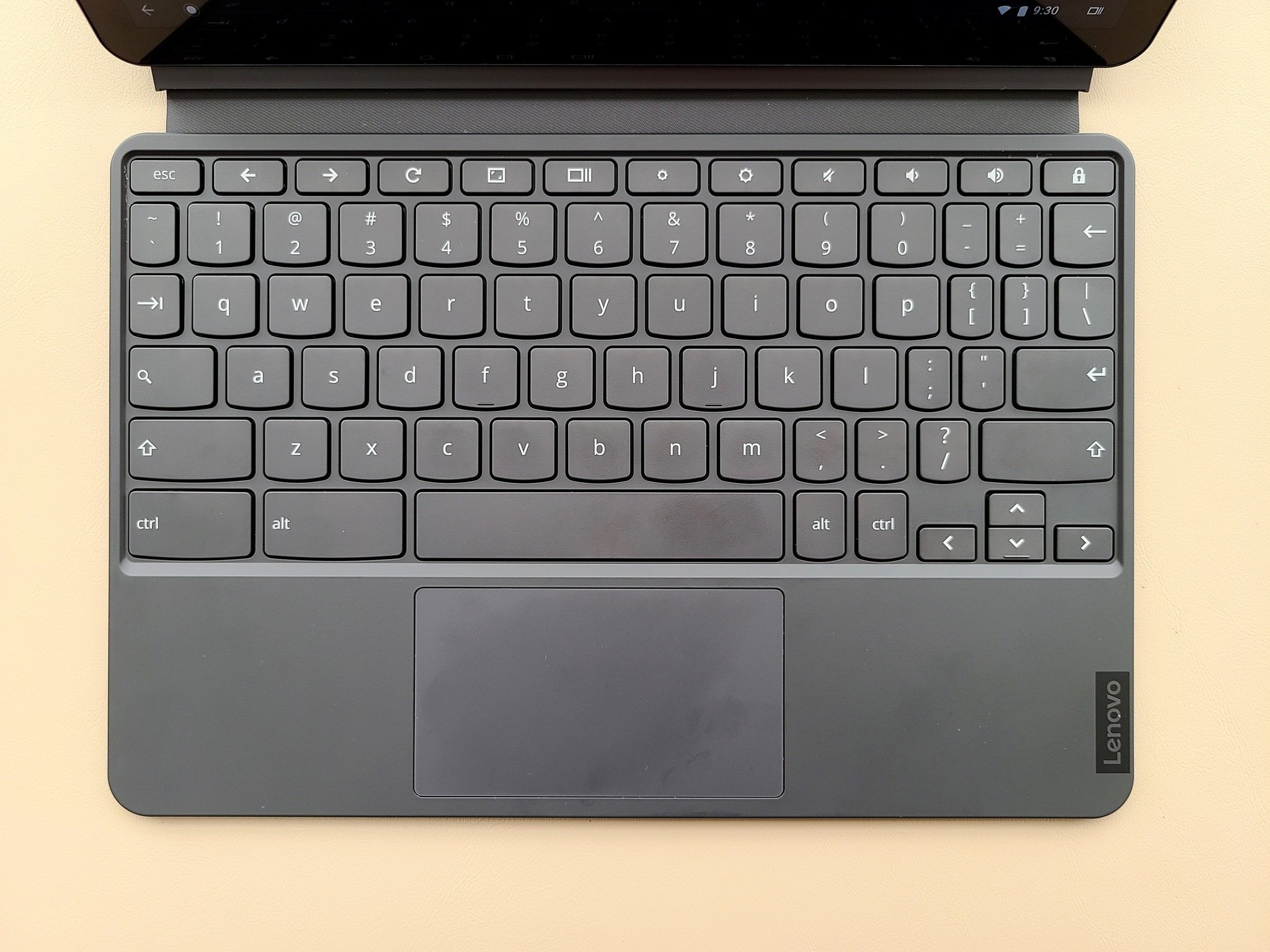 Lenovo Chromebook Duet Keyboard Shrunken Keys