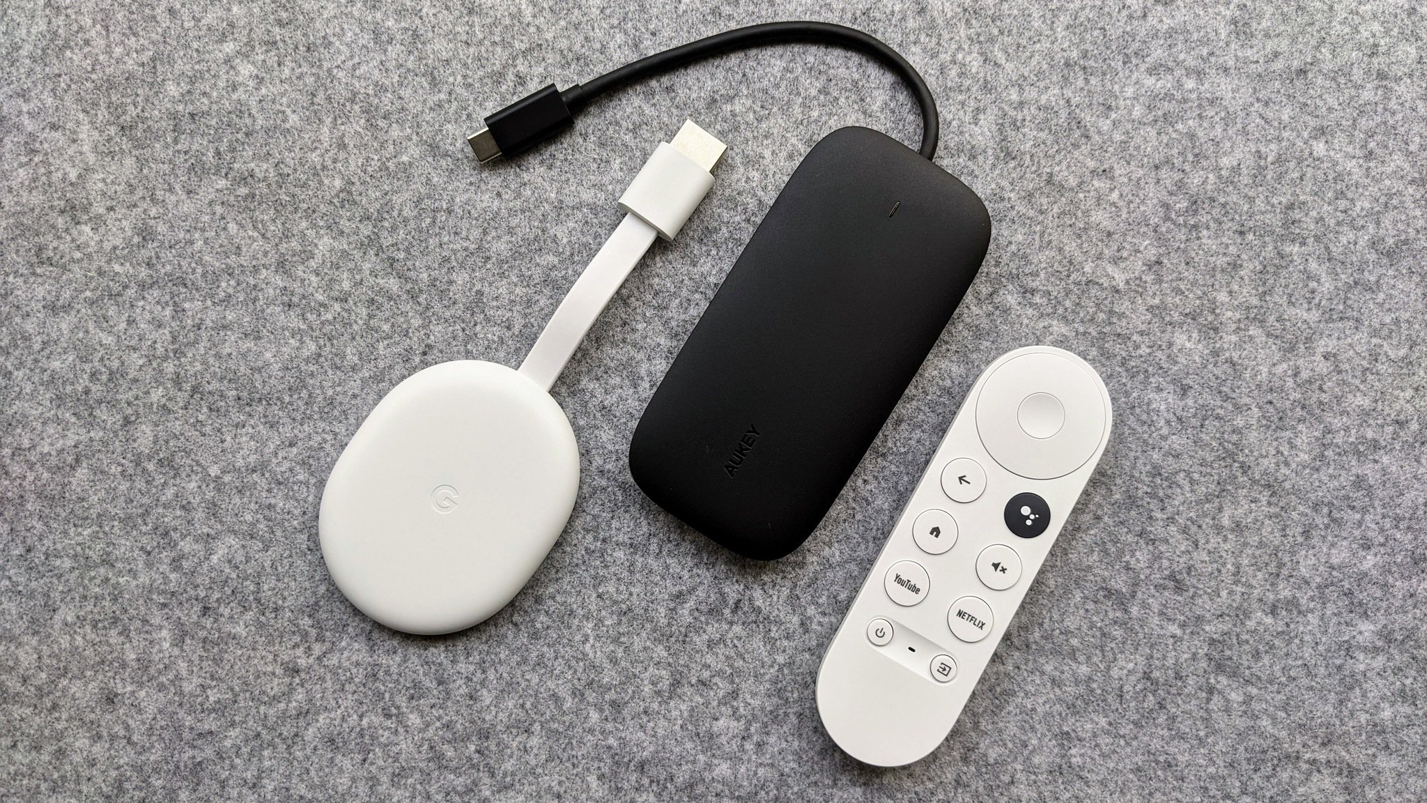 Chromecast With Google Tv Aukey Usb C Hub