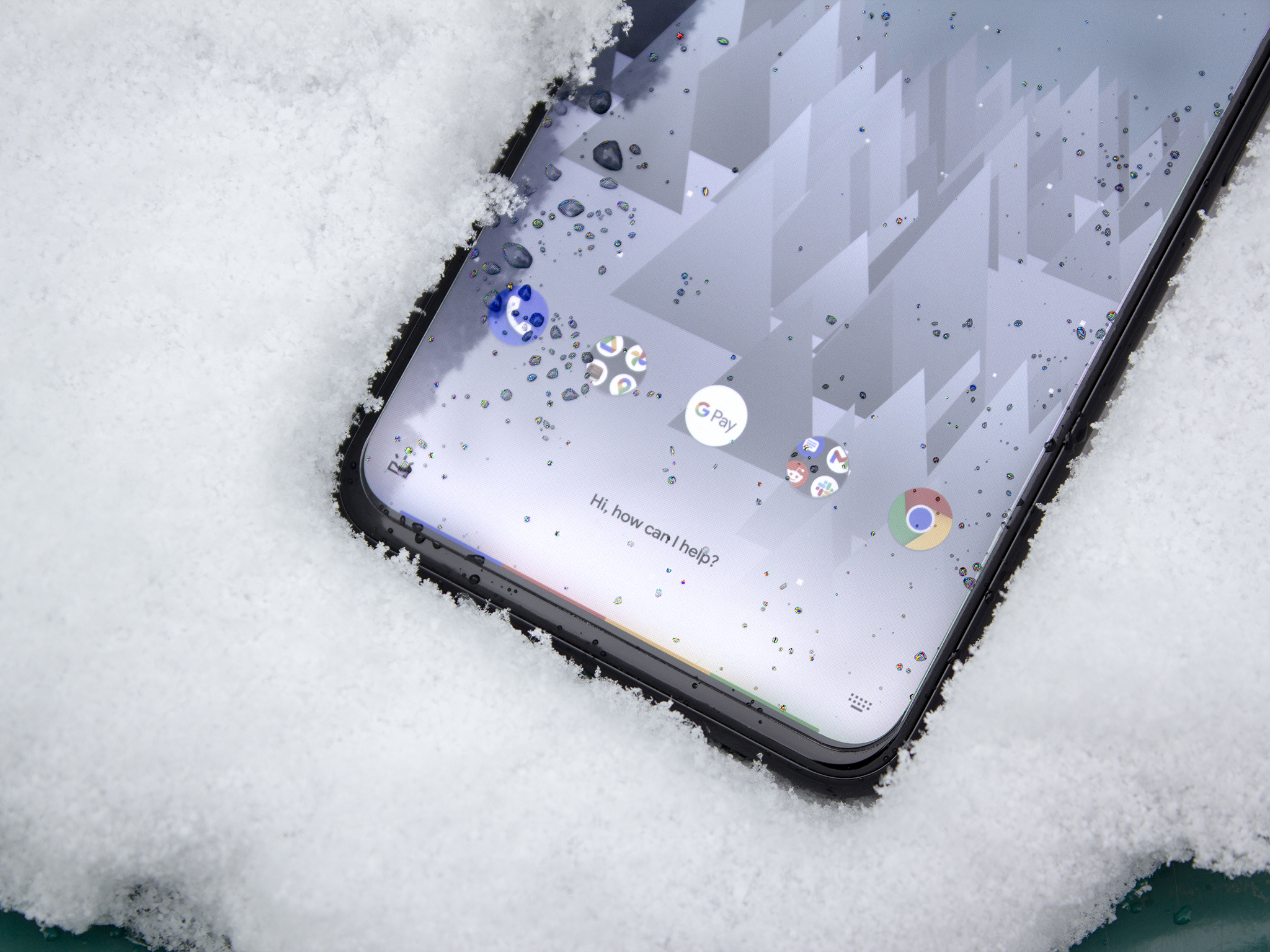 Google Assistant Snow