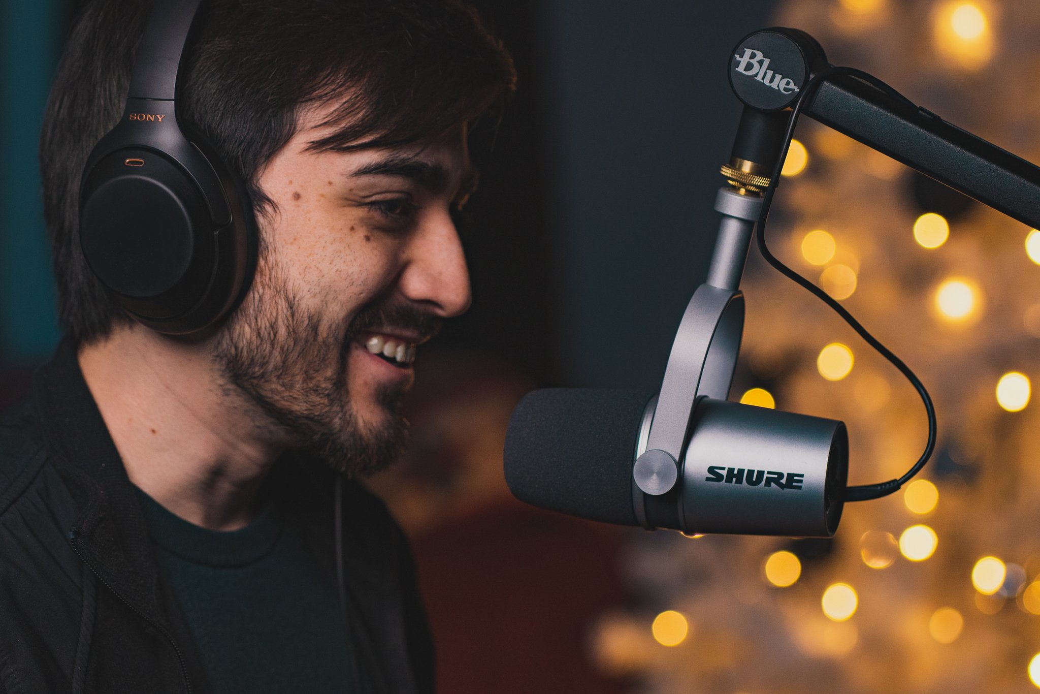 Podcasting with the Shure MV7