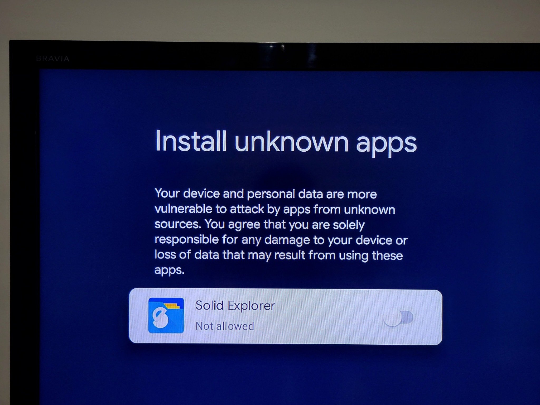 Install Unknown Apps Google Tv Closeup