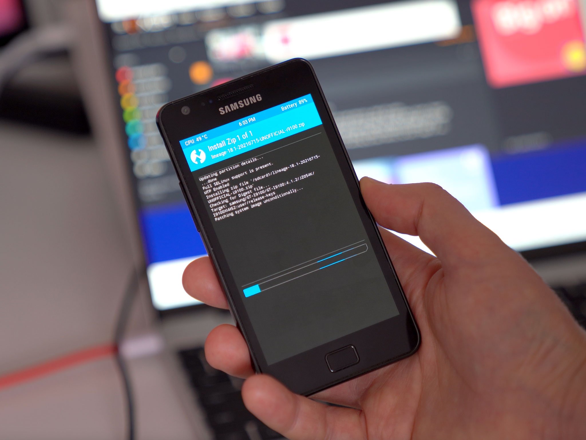 Galaxy S2 TWRP recovery