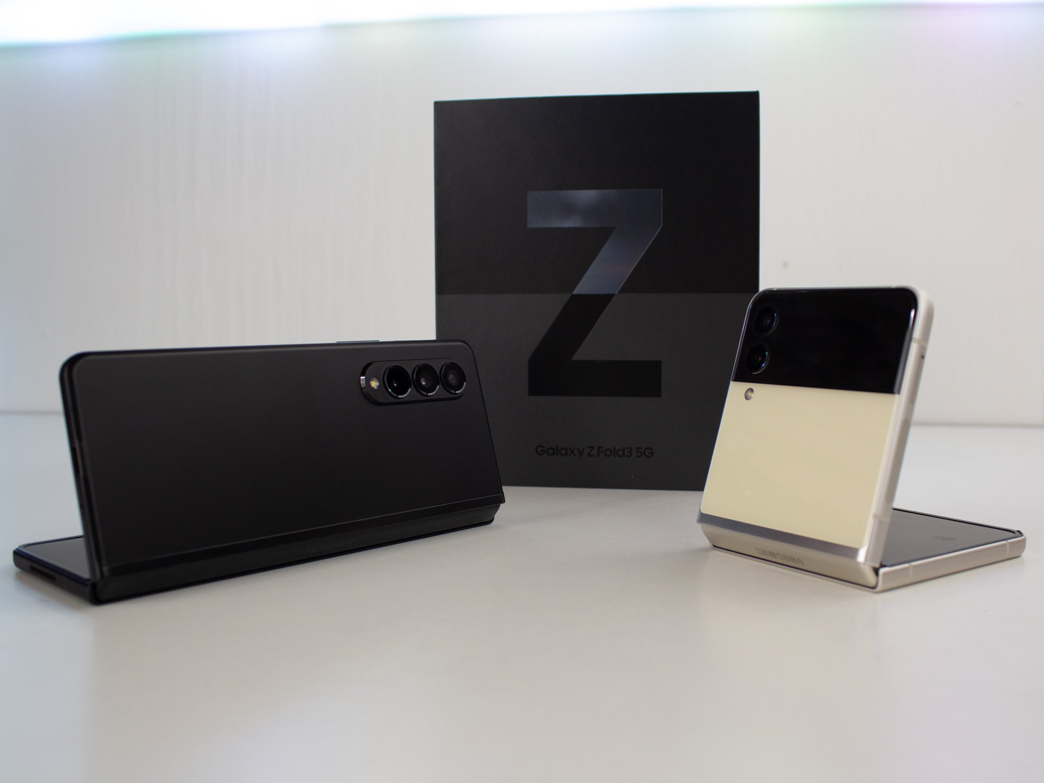 Samsung Galaxy Z Fold And Flip 3 With Box