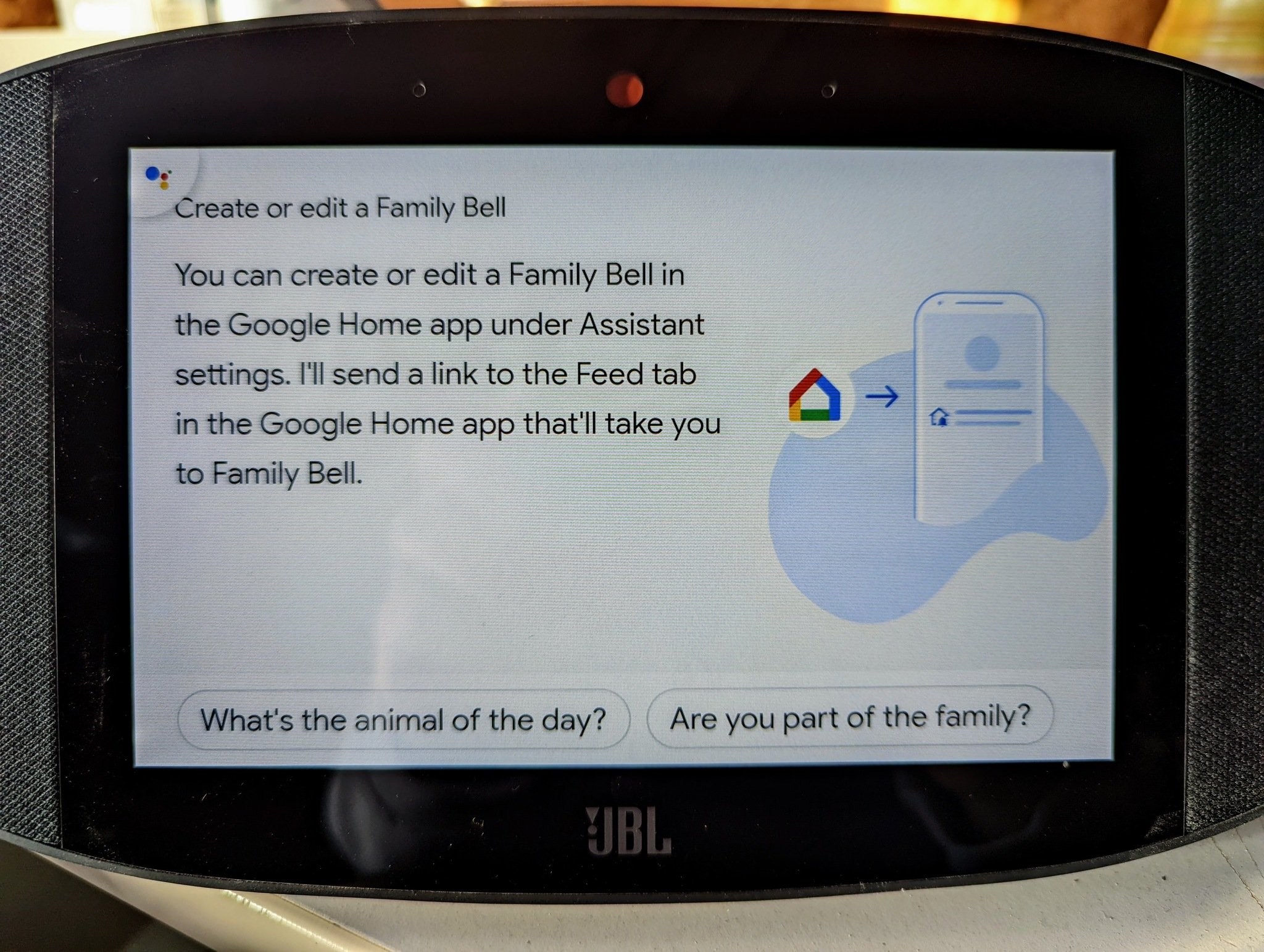 Google Family Bell Smart Display