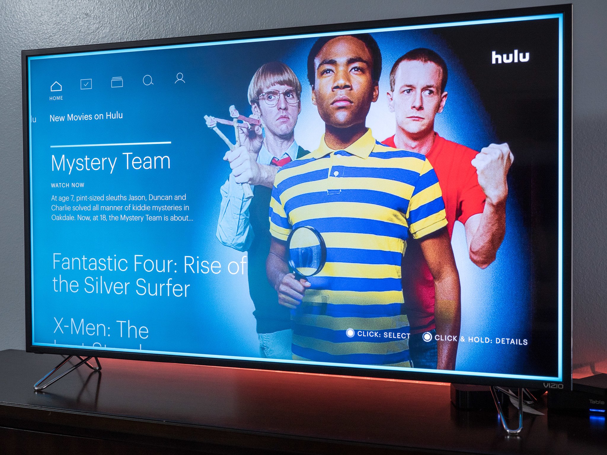 Hulu on a TV