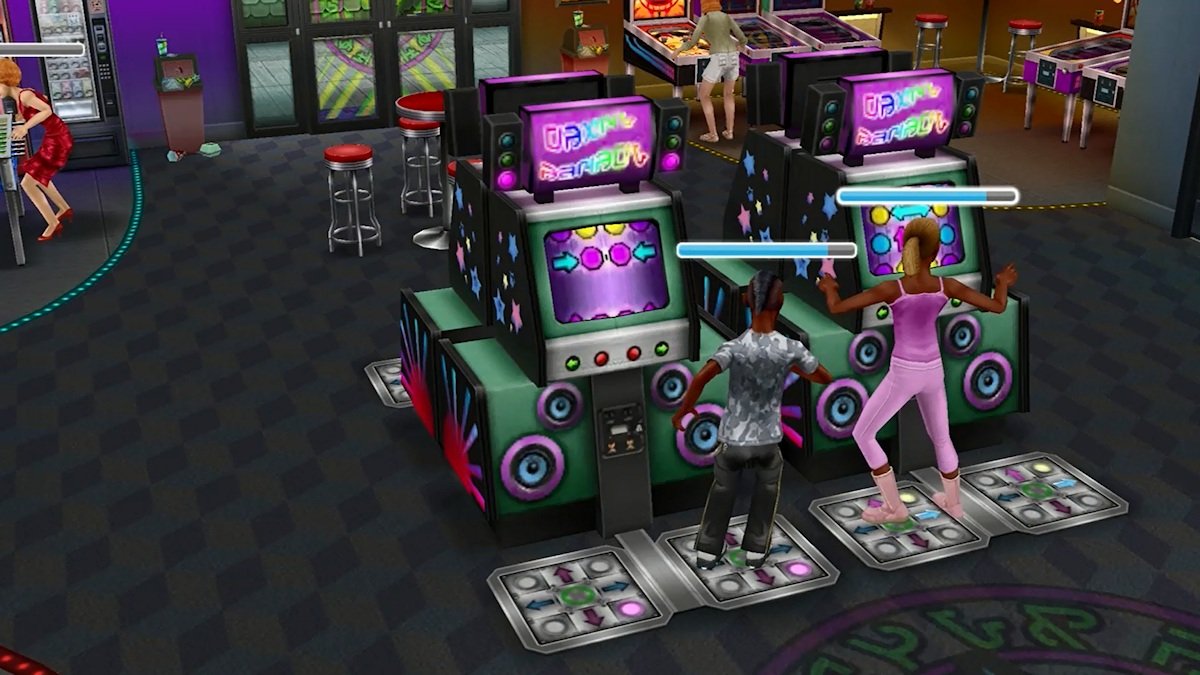 The Sims FreePlay Gaming Arcade