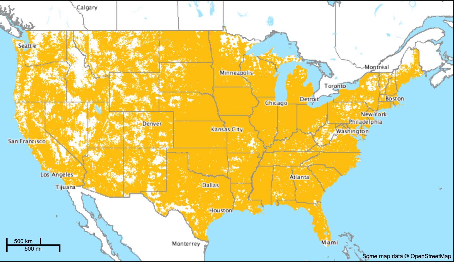 sprint coverage map