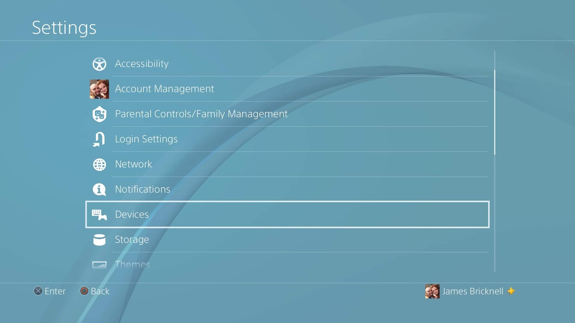 PS4 Device Settings 