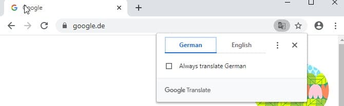 Translate Bubble With New Tab Ui In Chrome