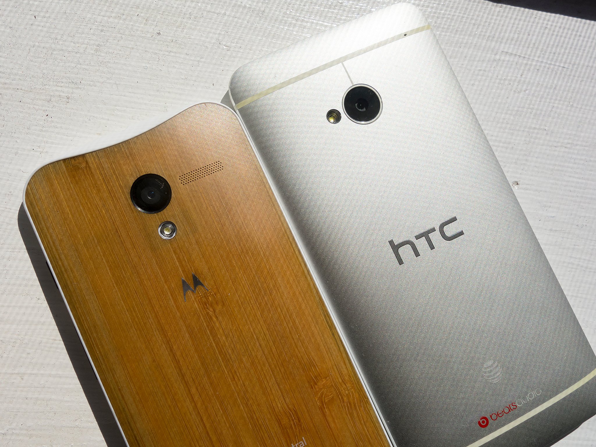 Moto X and HTC One