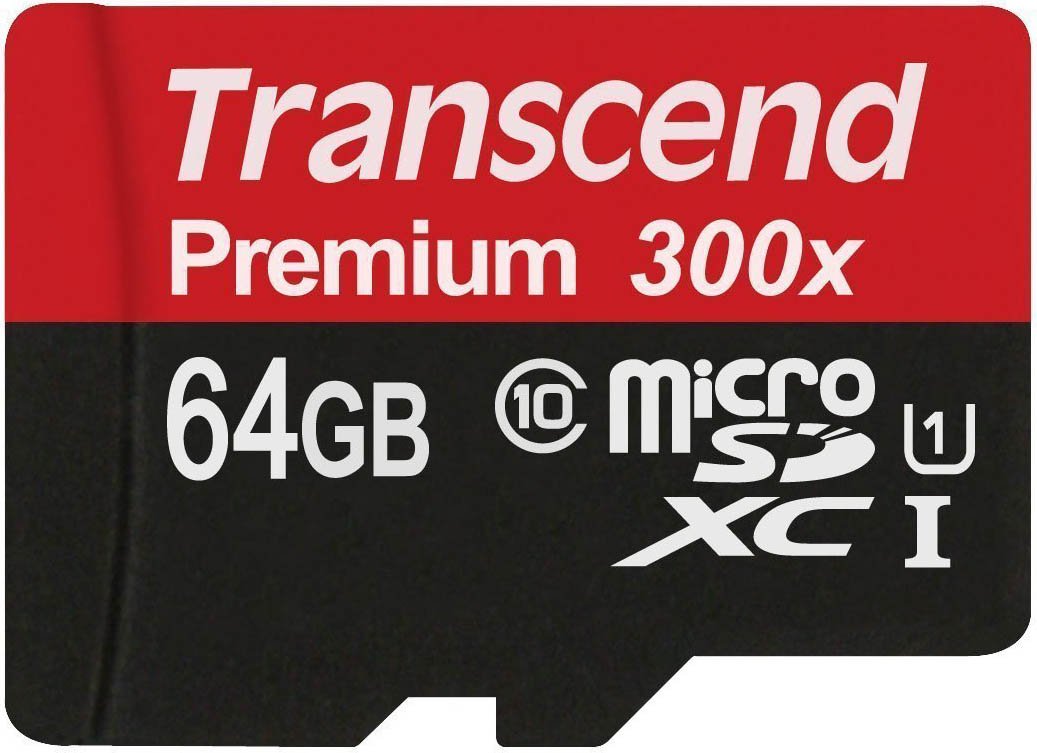 Transcend 64GB microSD card
