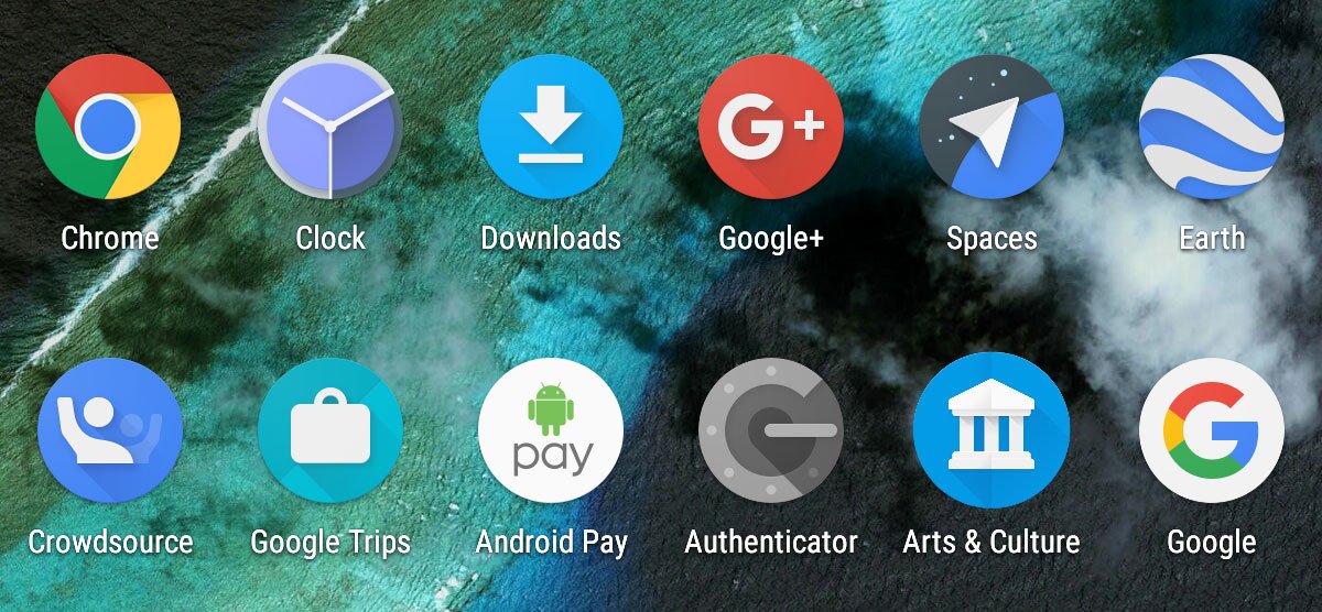 Image result for round app icons on pixel