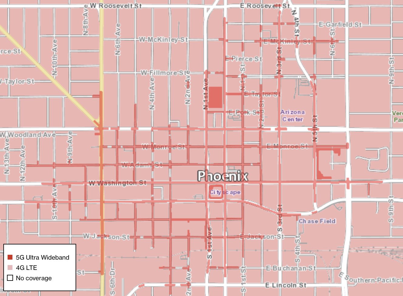 Here Is Verizon S Secret 5g Home Coverage Map Pcmag
