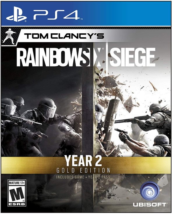 Rainbow Six Siege Gold Edition PS4 boxart