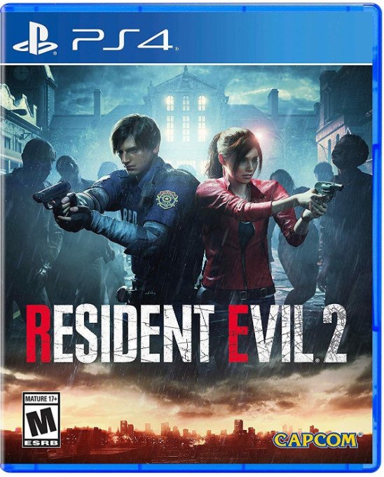 Resident Evil 2 PS4 boxart