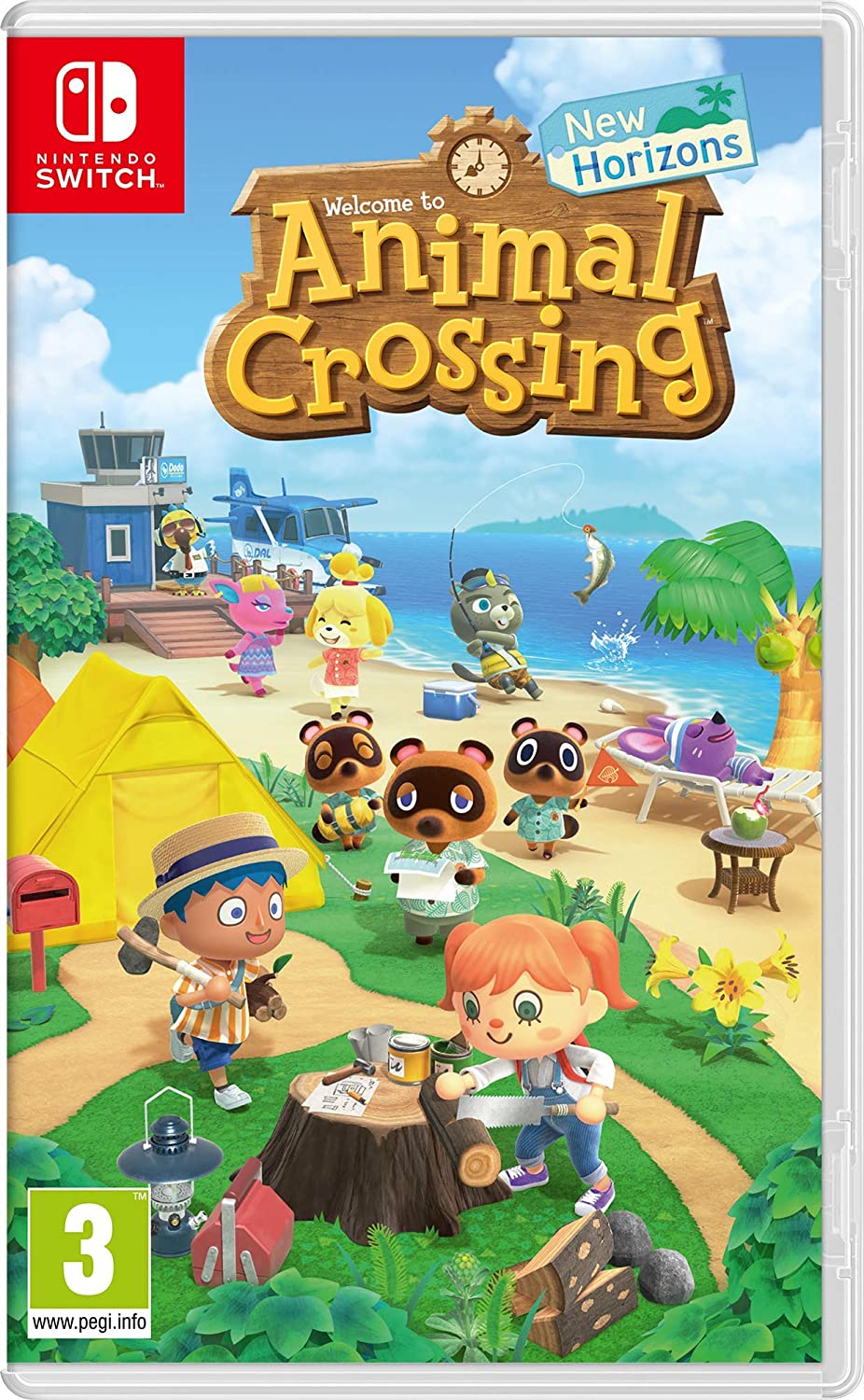 Animal Crossing New Horizons Box Art