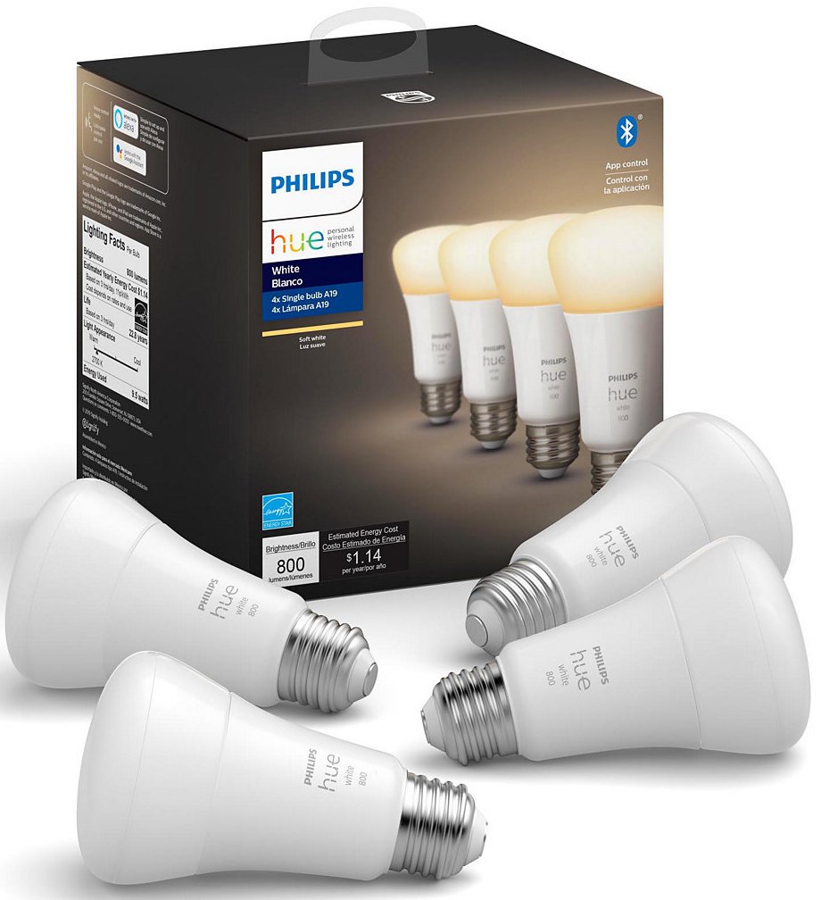 Philips Hue White A19 Led Smart Bulb