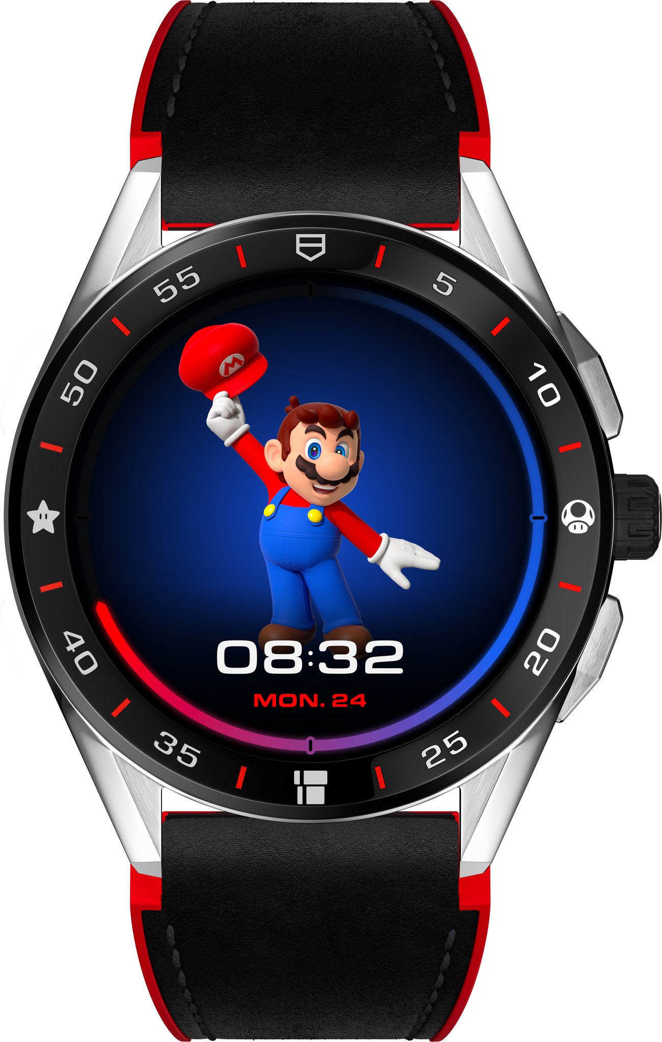 Tag Heuer Super Mario Wear Os Watch Crop
