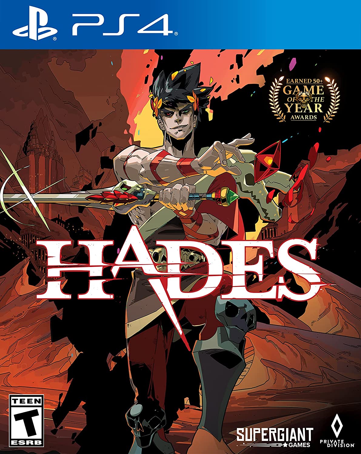 Hades Ps4 Box Art