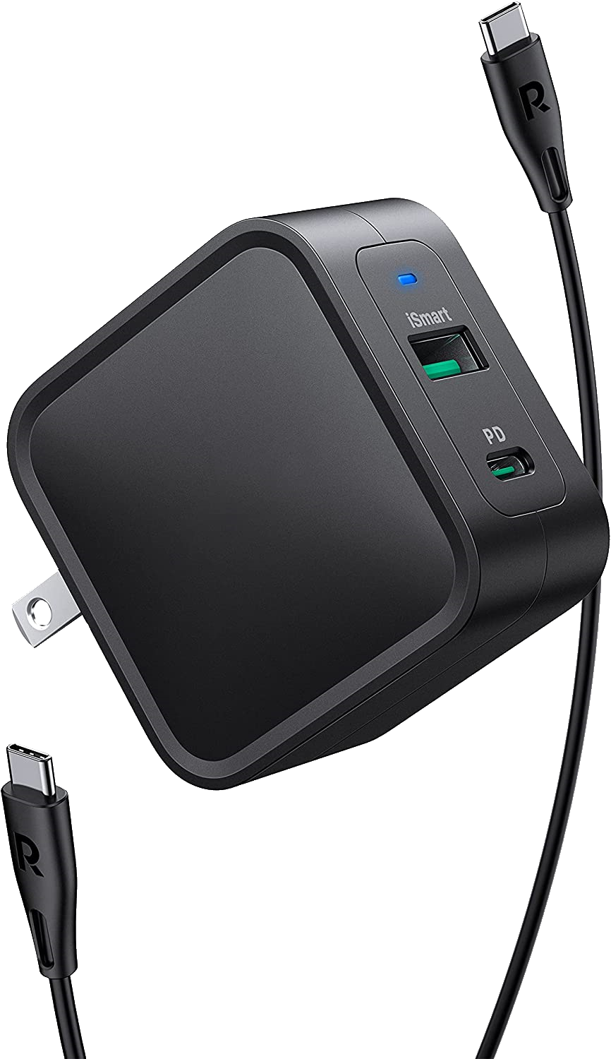 Ismart 65w 2 Port Charger Reco Png