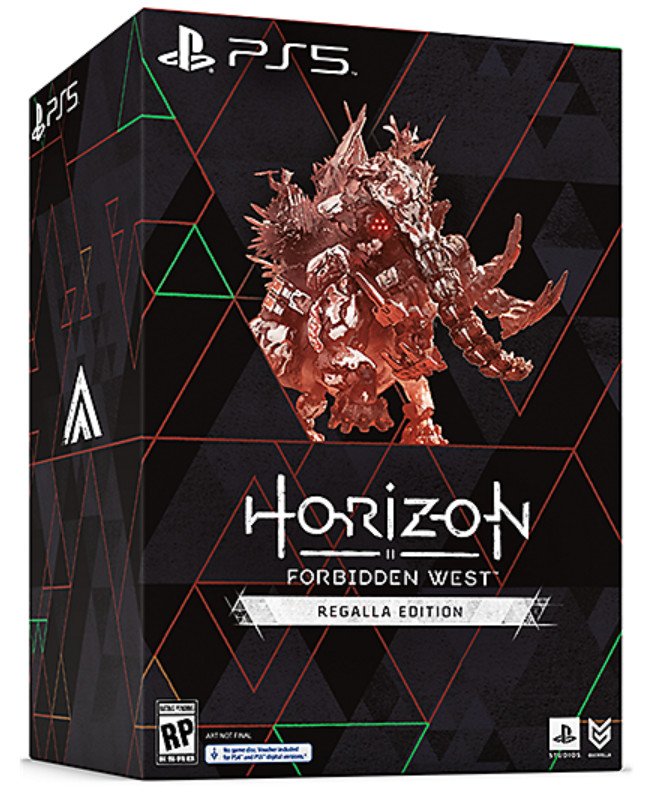 Horizon Forbidden West Regalla Edition Box Art