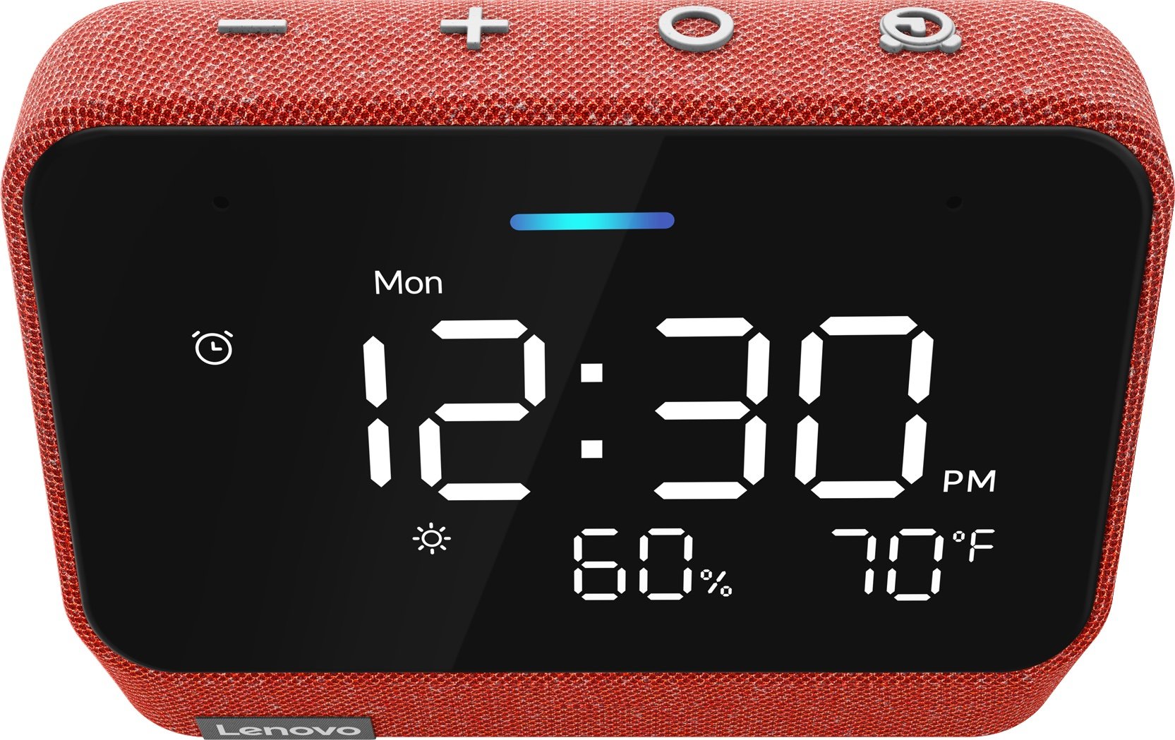 Lenovo Smart Clock Essential Alexa Red Render