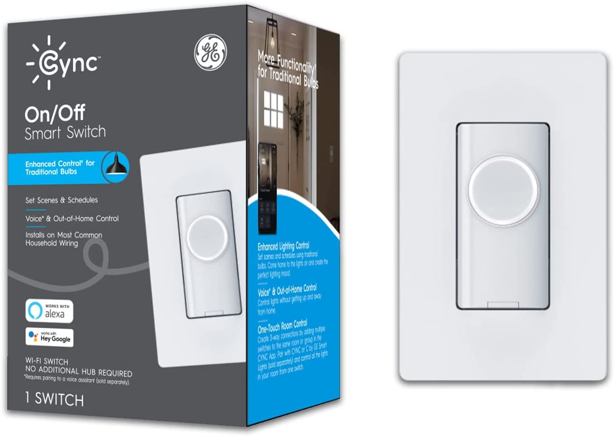 C By GE Smart Switch with no Neutral Wire