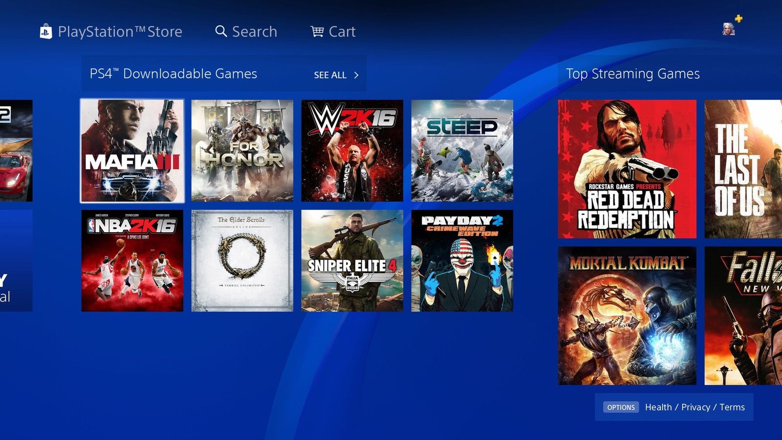 can u download games on ps4