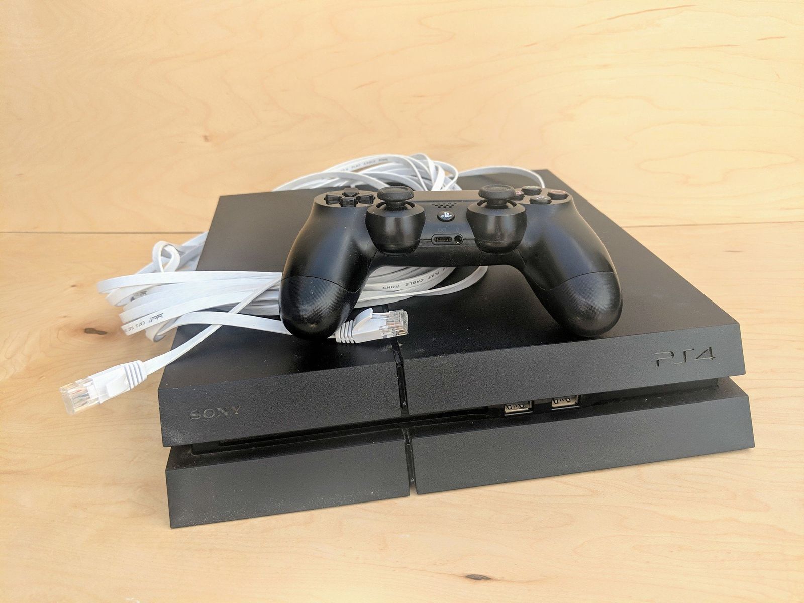 PS4 and Ethernet cord