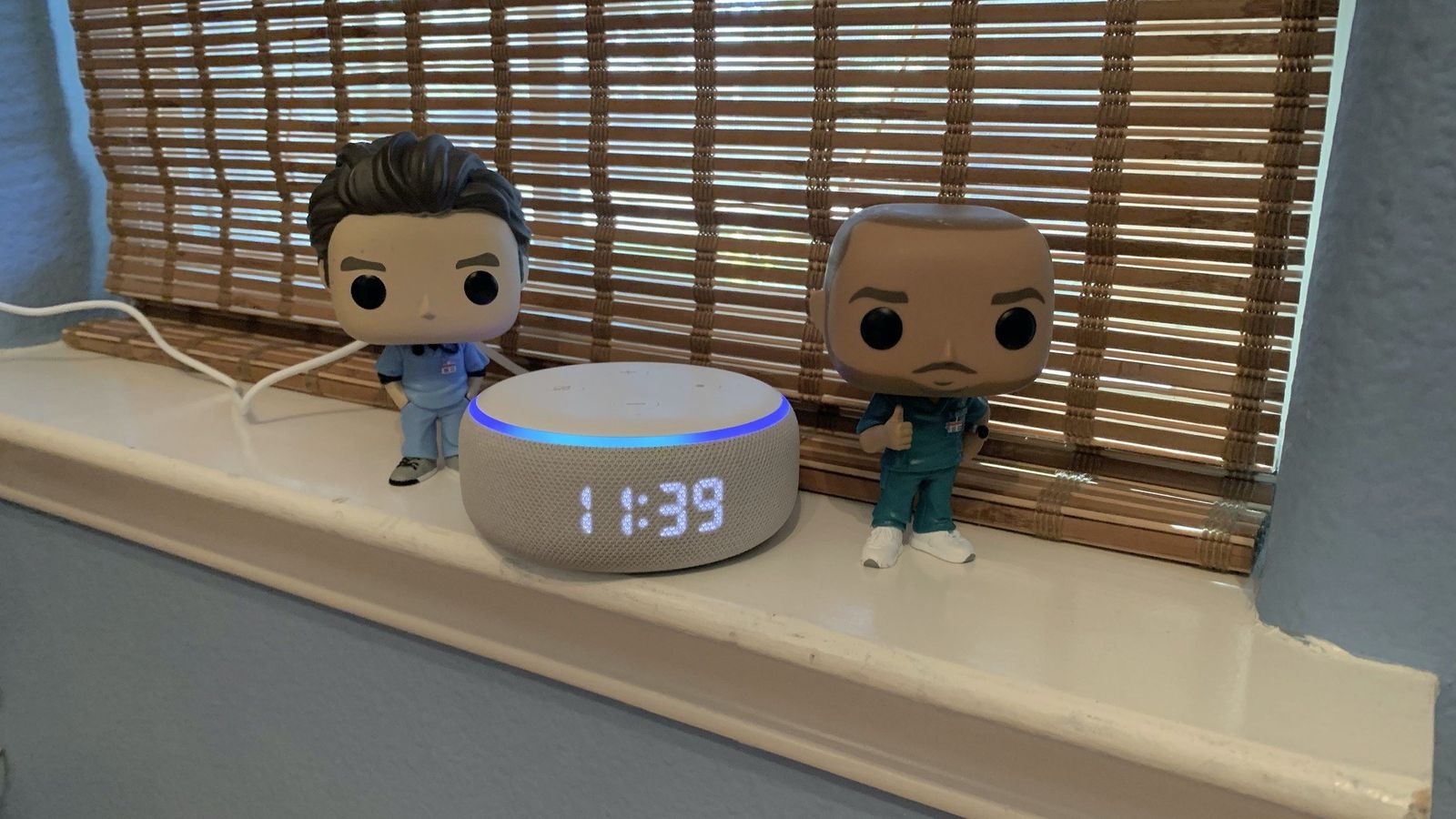 Echo Dot with Clock Turk and JD