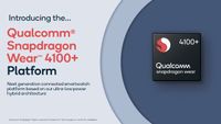 Qualcomm's new Snapdragon Wear 4100 smartwatch chips enter the modern era