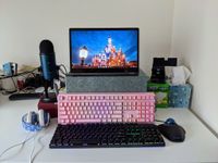 Instead, use a satisfying mechanical keyboard on your Chromebook!