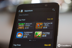 Amazon licensing Android Appstore to BlackBerry