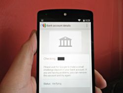 Link Google Wallet to your bank account
