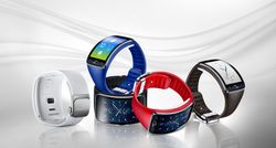 You can customize the Gear S with colorful accessories