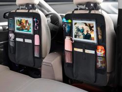 Keep your car tidy with two backseat organizers on sale for just $13