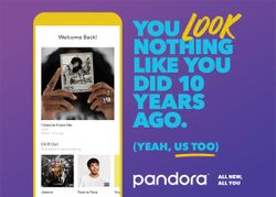 Pandora gets a massive facelift for the new decade
