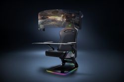 Razer's Project Brooklyn is a gaming chair with a 60" OLED display