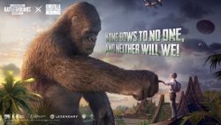 The Godzilla vs. Kong event goes live on PUBG Mobile tomorrow