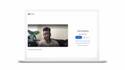 Google Meet on the web uses AI to automatically brighten dark videos