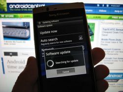 Sony Ericsson Xperia Arc 4.0 firmware update now rolling out