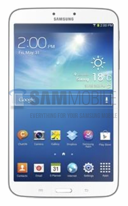 Samsung Galaxy Tab 3 8.0 allegedly revealed alongside specs