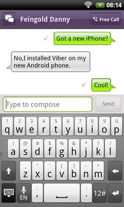 Viber brings free VoIP to Android