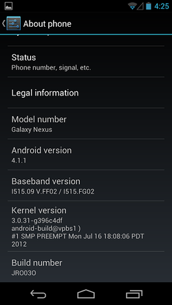 Jelly Bean rolling out to some Verizon Galaxy Nexus units as Verizon's support page goes live